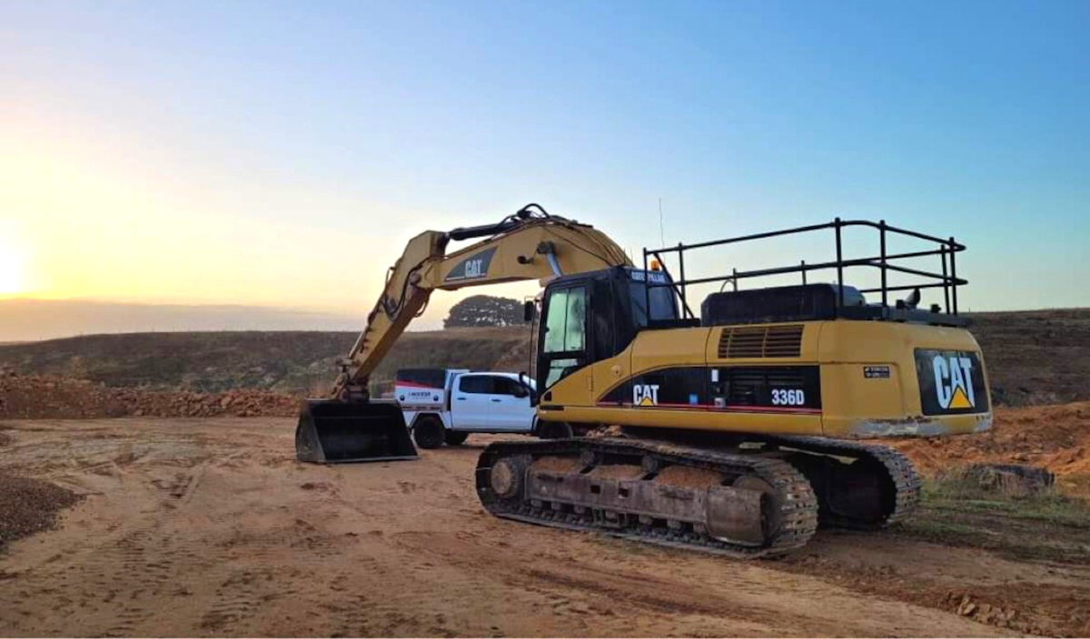 On-site service and repair of heavy equipment